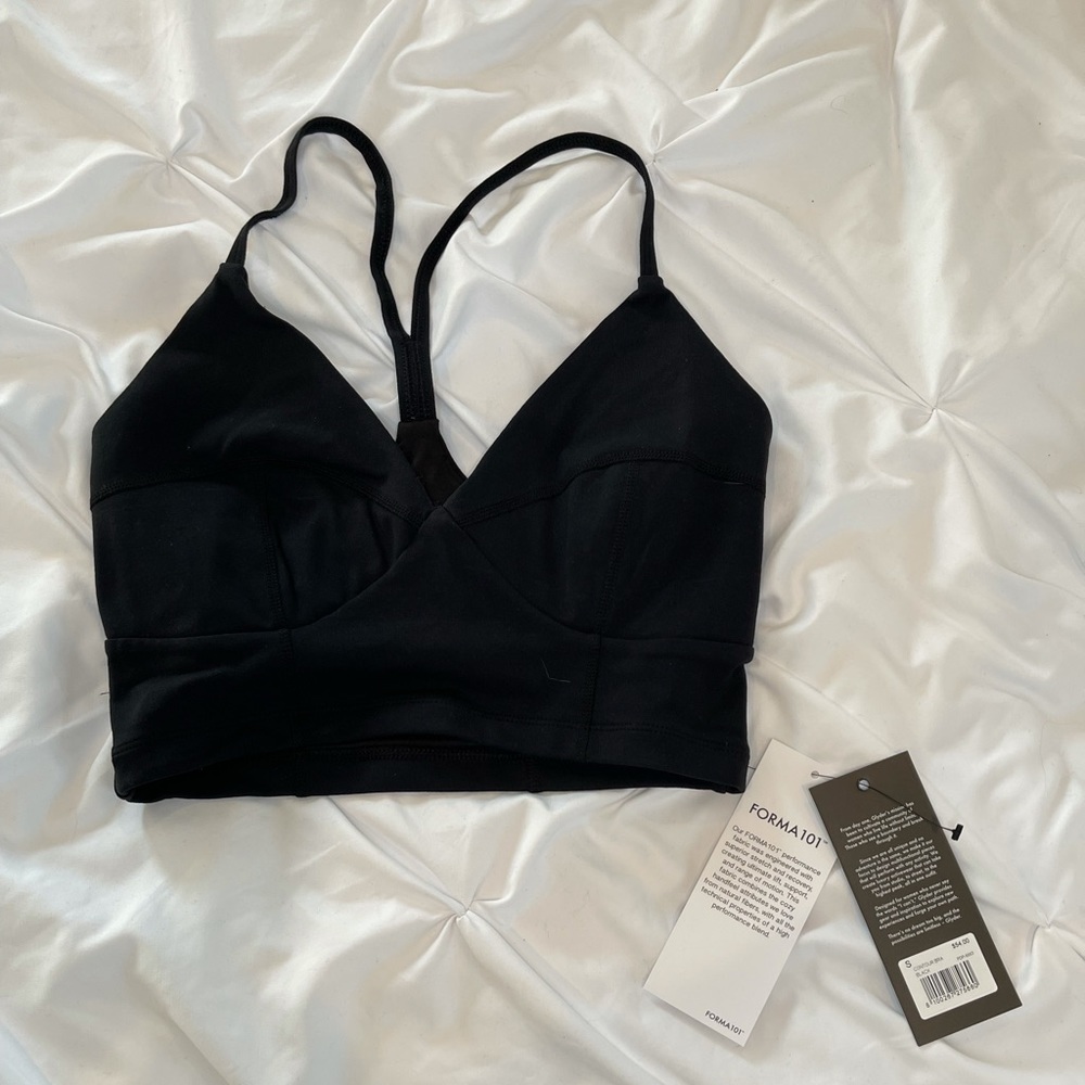 Glyder black contour bra